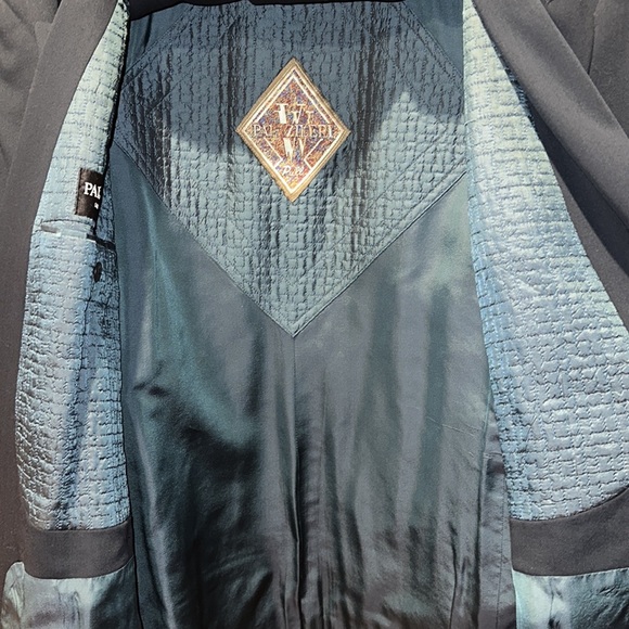 Pal Zileri - Men’s Suit & Pants - Navy Teal / Midnight - Size56 - Picture 7 of 9